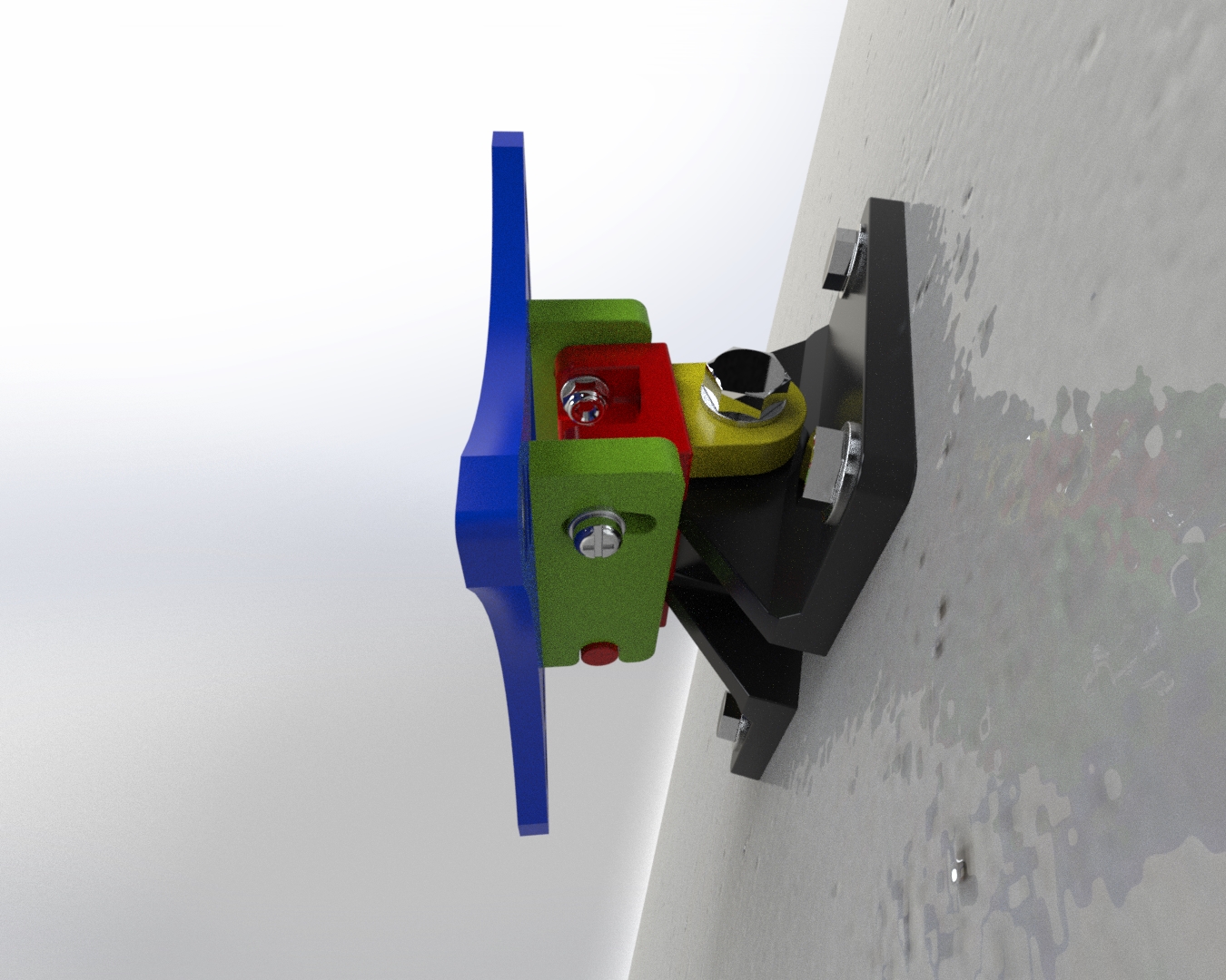 Monitor wall mount by Dragan | Download free STL model | Printables.com