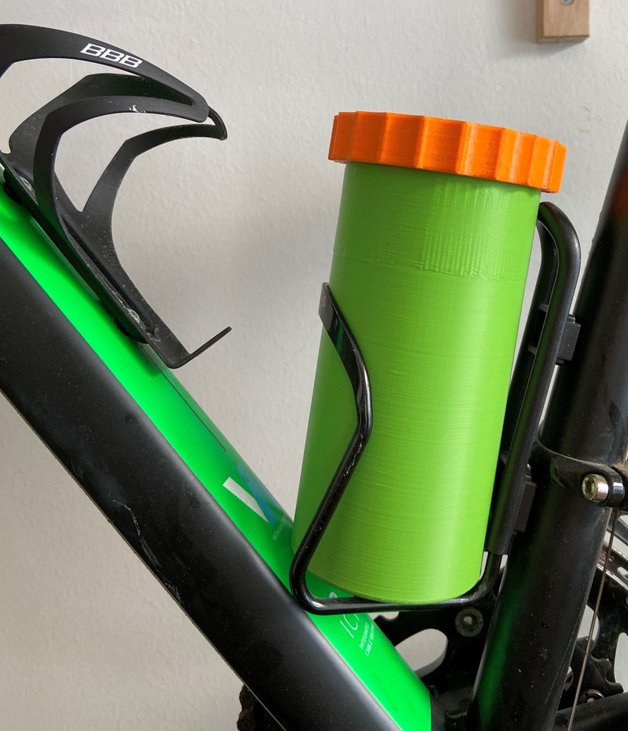 Bike bottle cage container by Scherzherzog Download free STL model