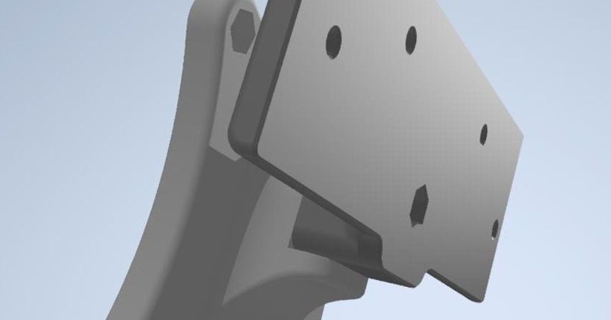 Vesa Mount for Acer ED242QR by Simple | Download free STL model | Printables.com