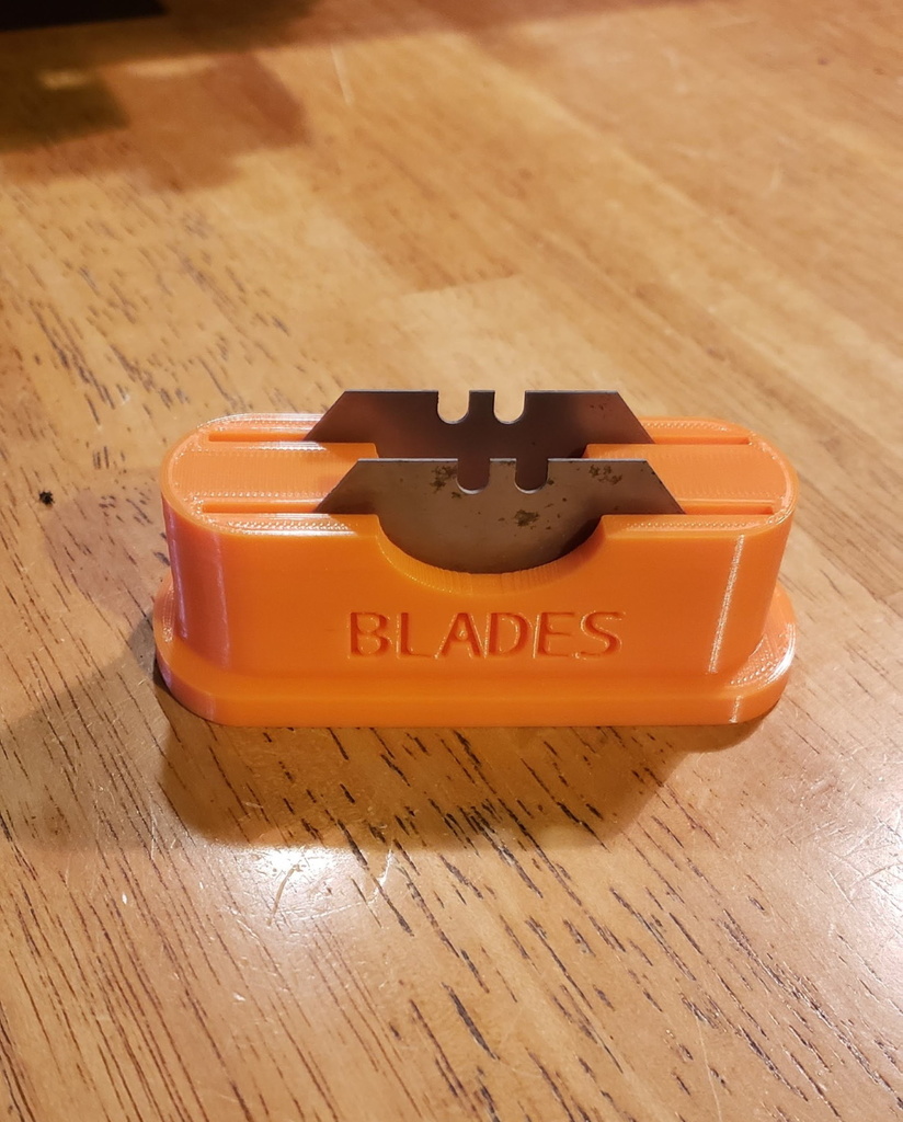 Utility Knife Blade Holder by bmyers66 Download free STL model