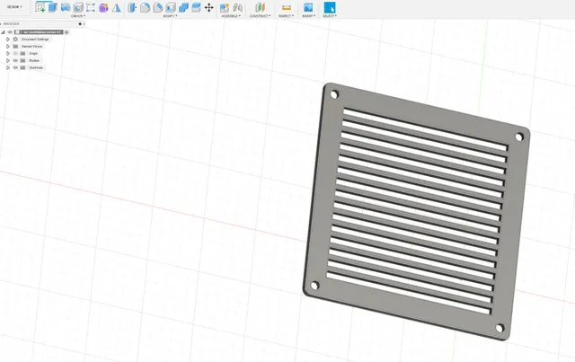 ventilation cover 100mm x 100mm