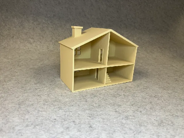 Dollhouse model in scale 1:72