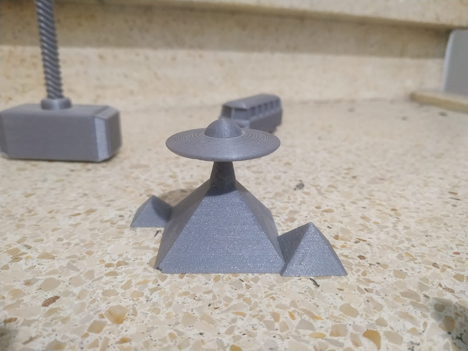 Pyramids and a UFO flying sorcerer