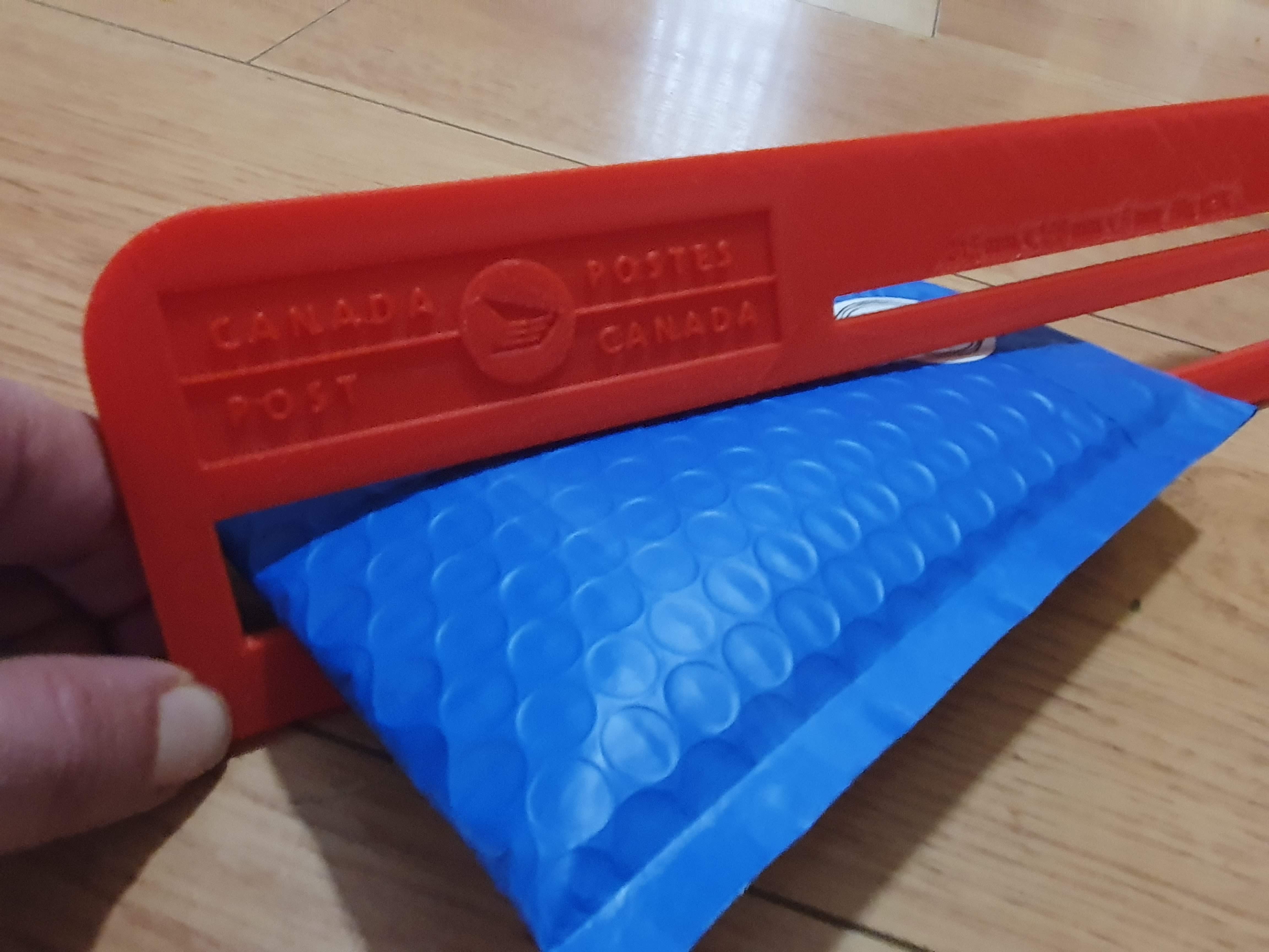 Canada Post Lettermail Measuring Slot