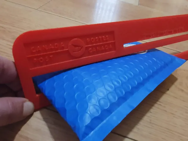 Canada Post Lettermail Measuring Slot