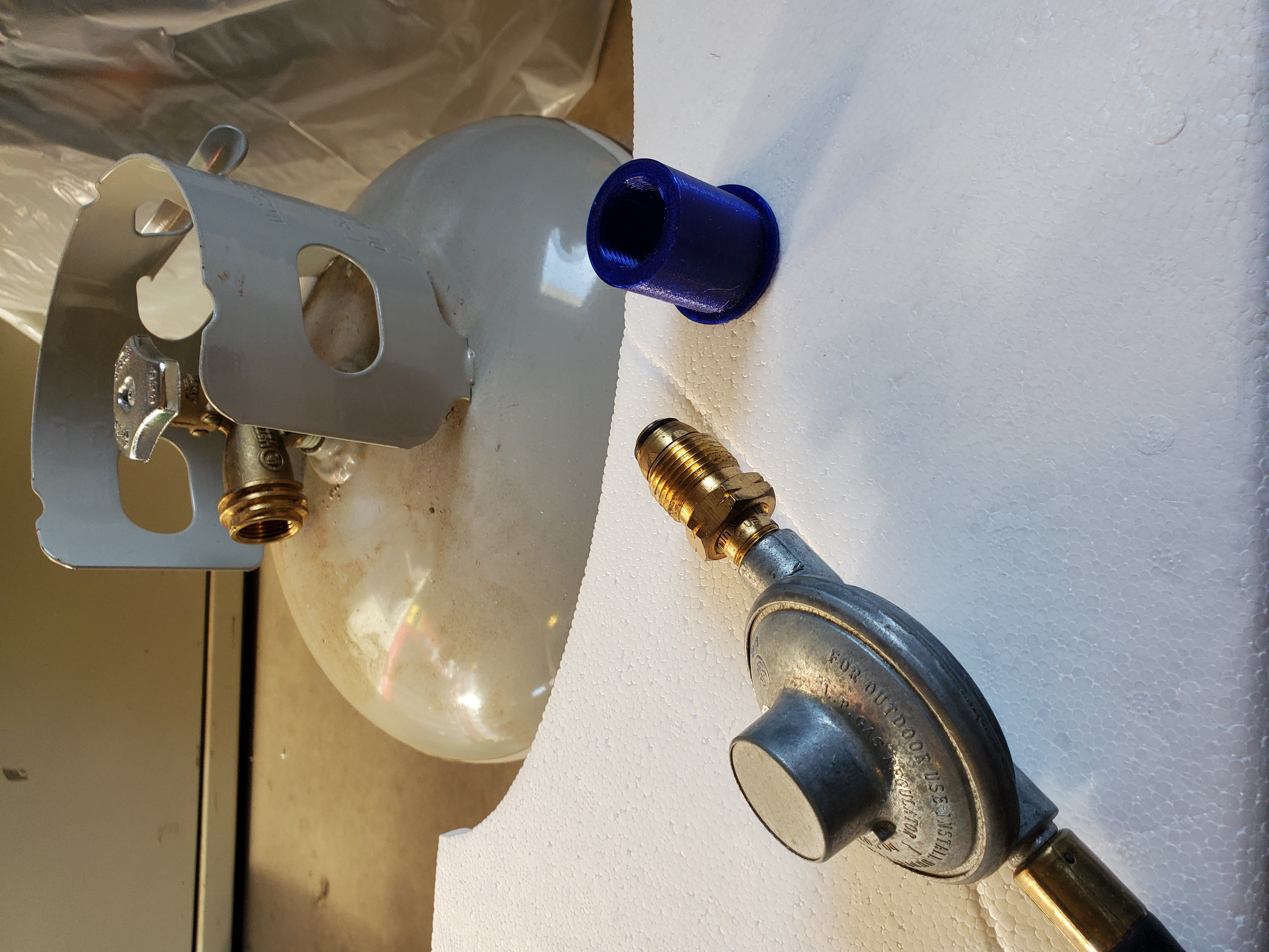 Propane tool thread protector