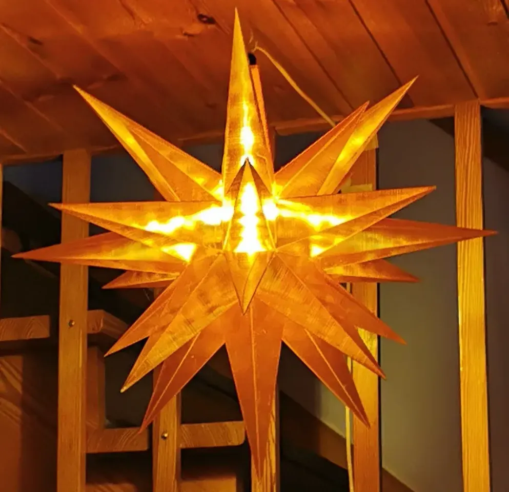 Large new arrivals moravian star