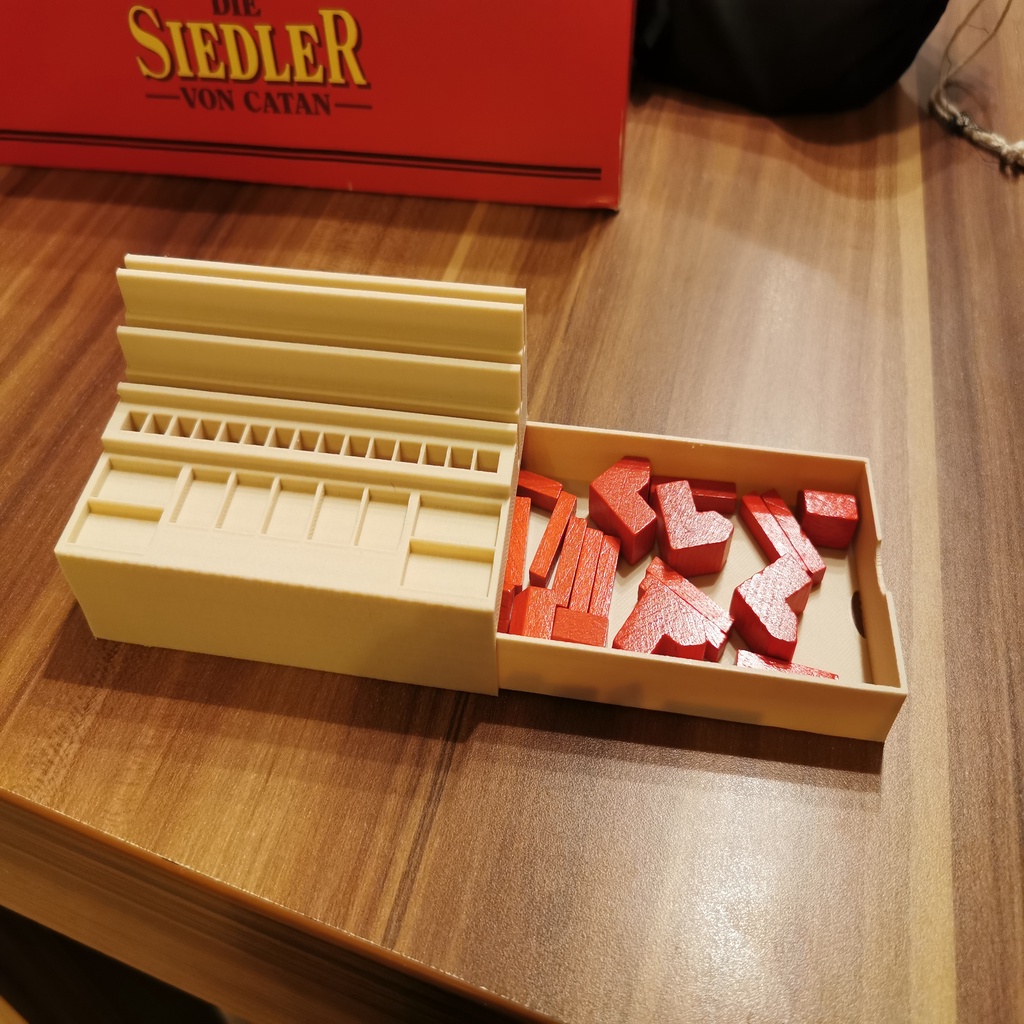 Catan Holder with drawer storage