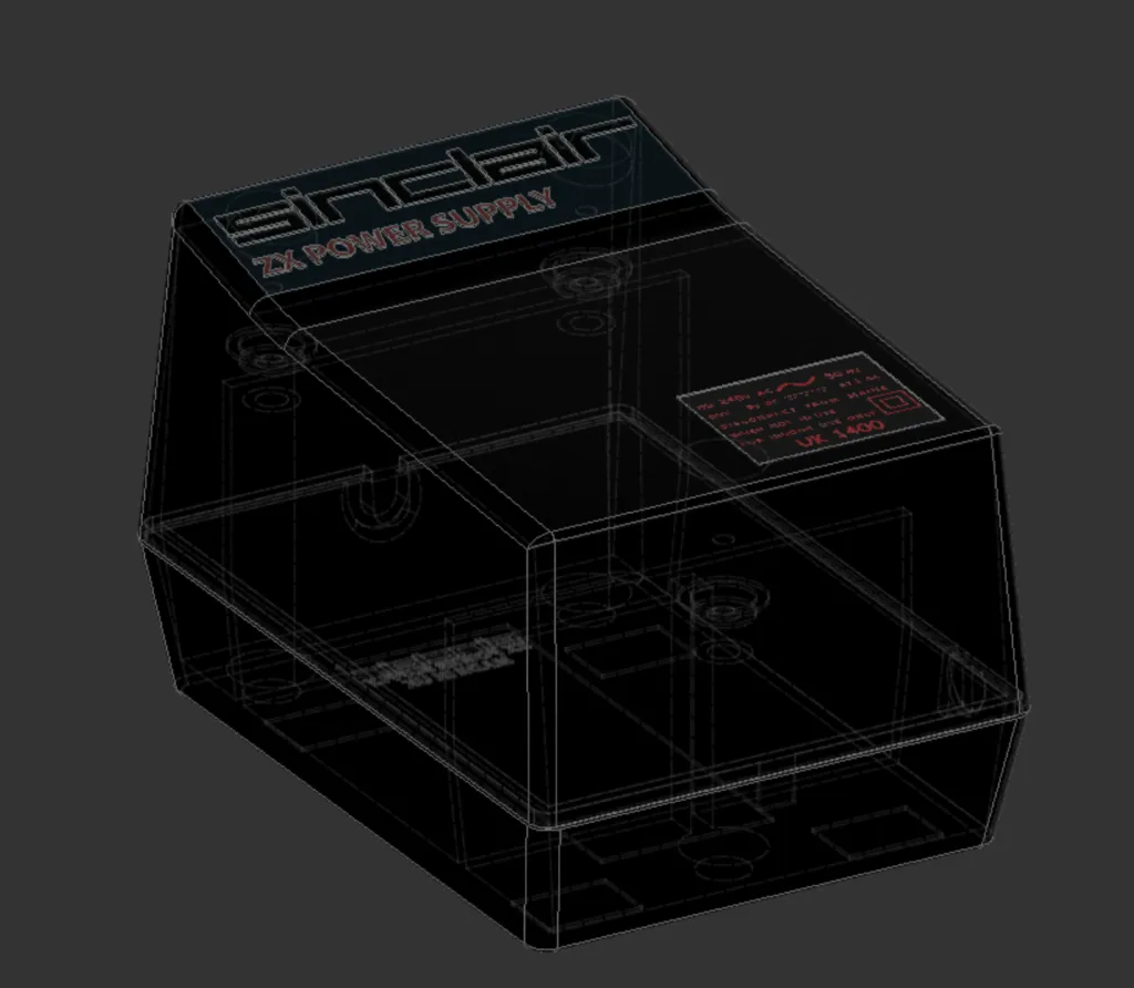 ZX Spectrum PSU replica UK1400 by terenceang | Download free