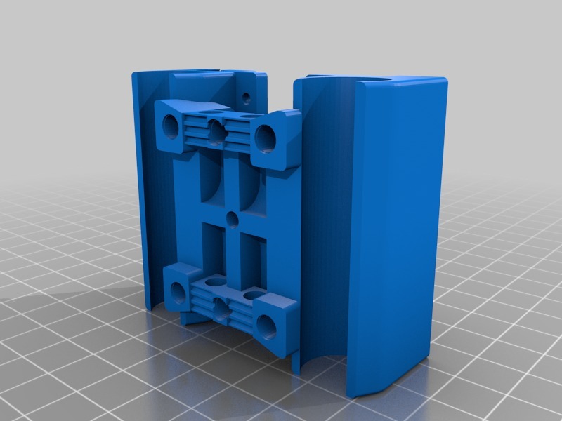 HyperCube Evolution XCarriage Extruder Mount by demanu Download free STL model