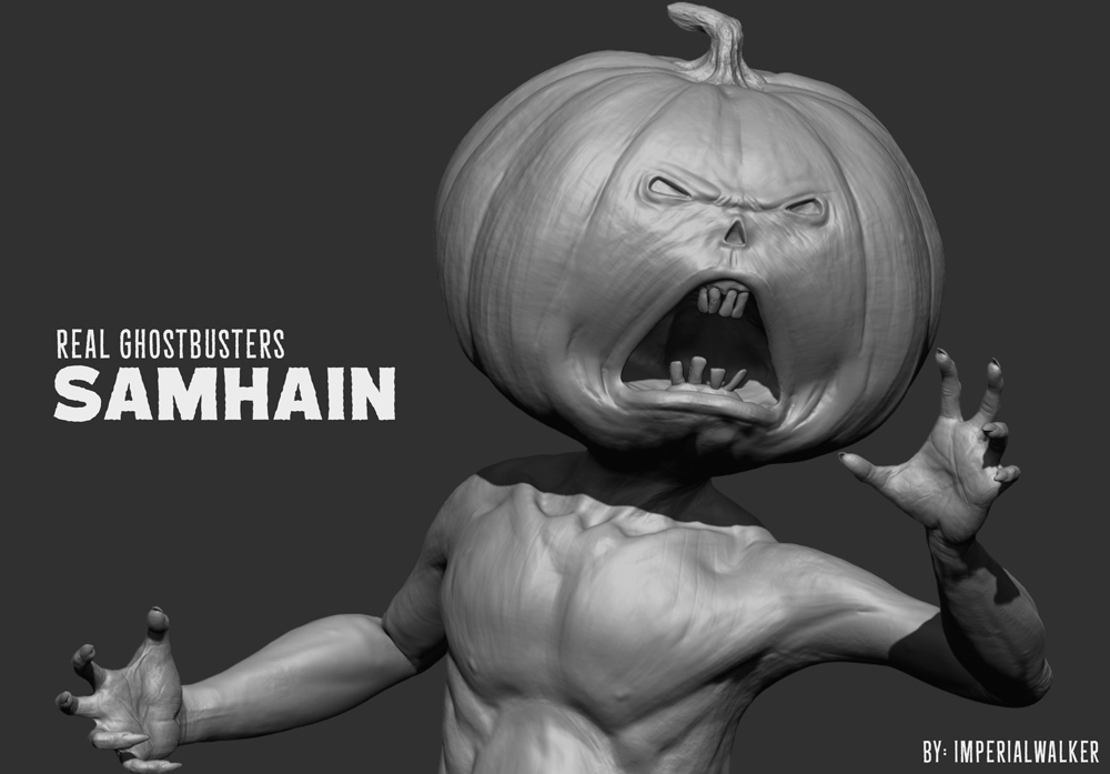 samhaine ghostbusters zbrush