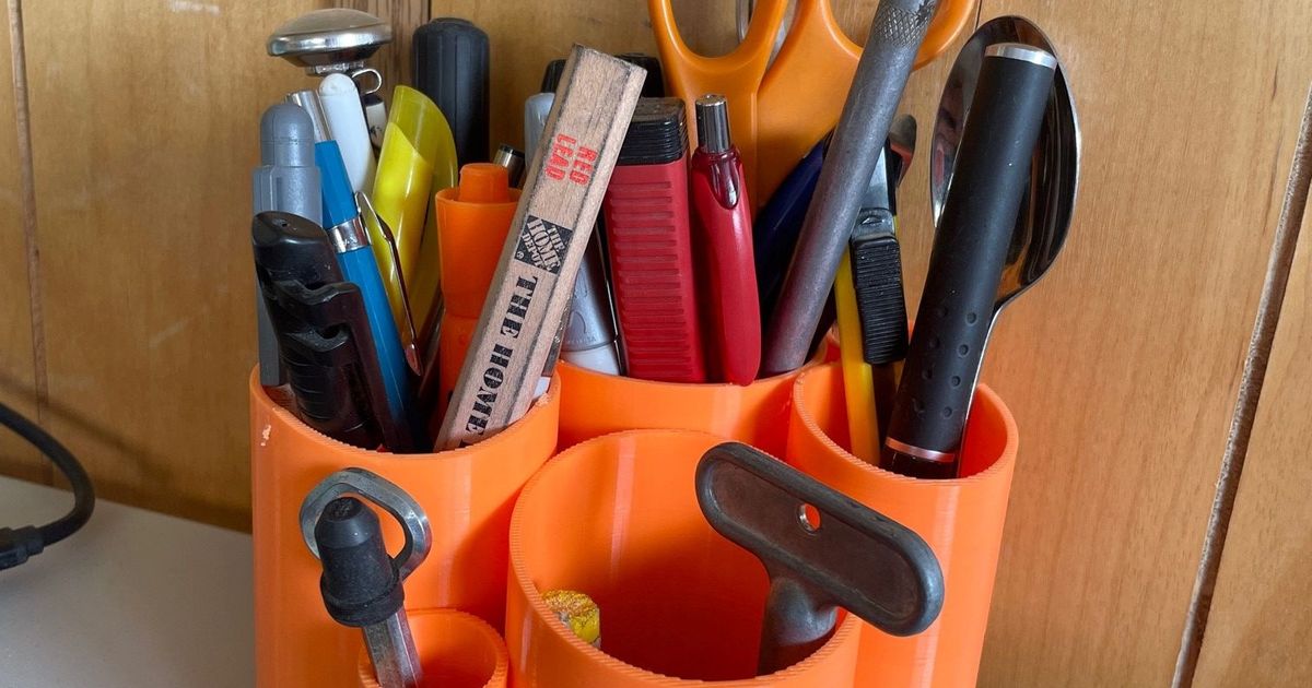 Desktop Organizer by smc Download free STL model