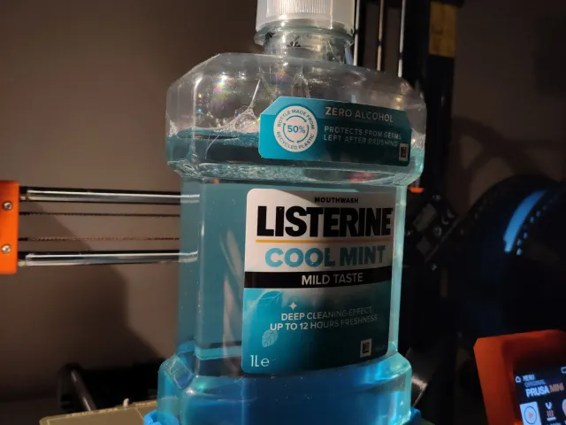 Listerine drip guard