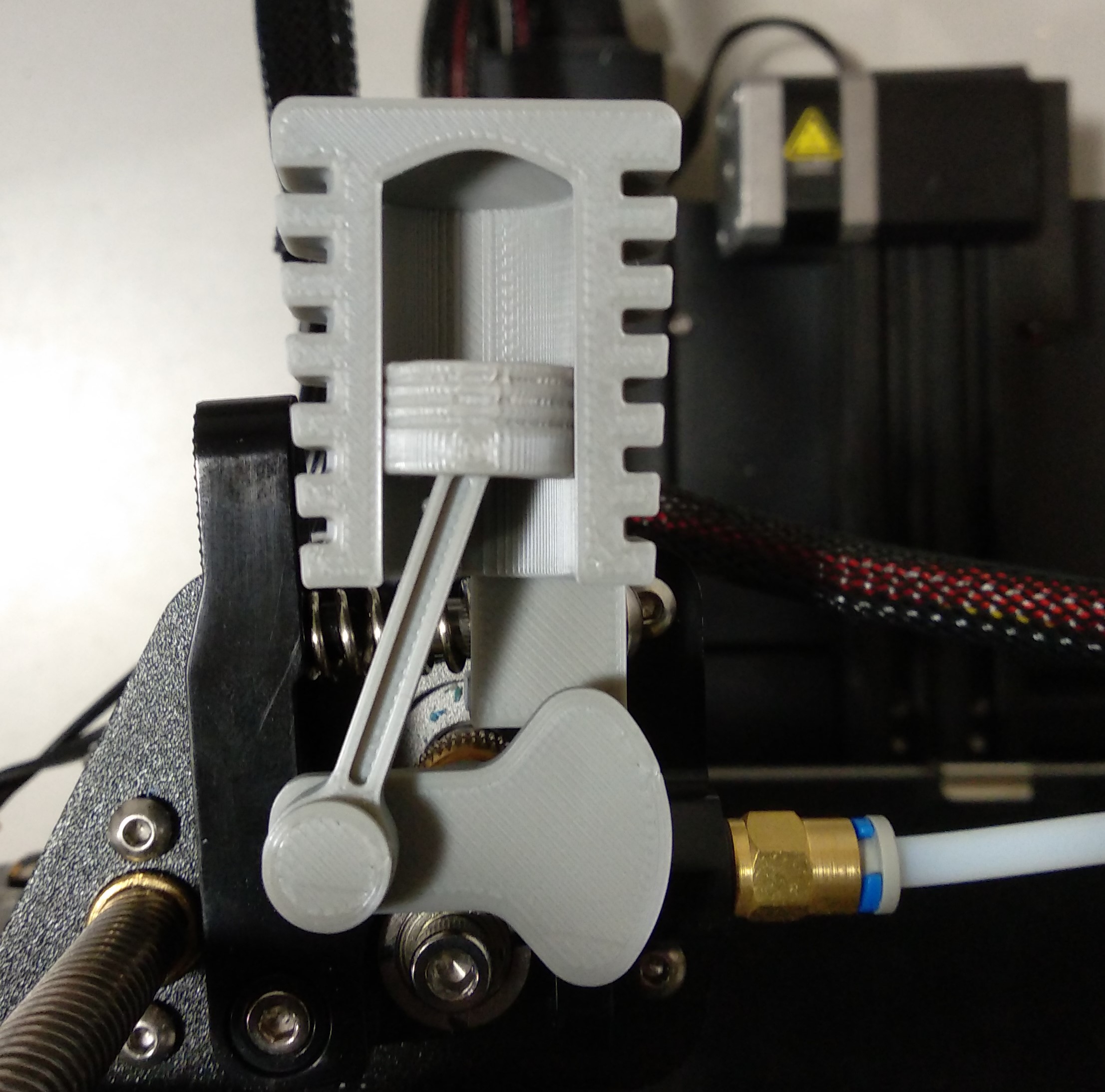 Ender 3 V2 Extruder Visualizer combustion engine by Leonardo3Printi Download free STL model
