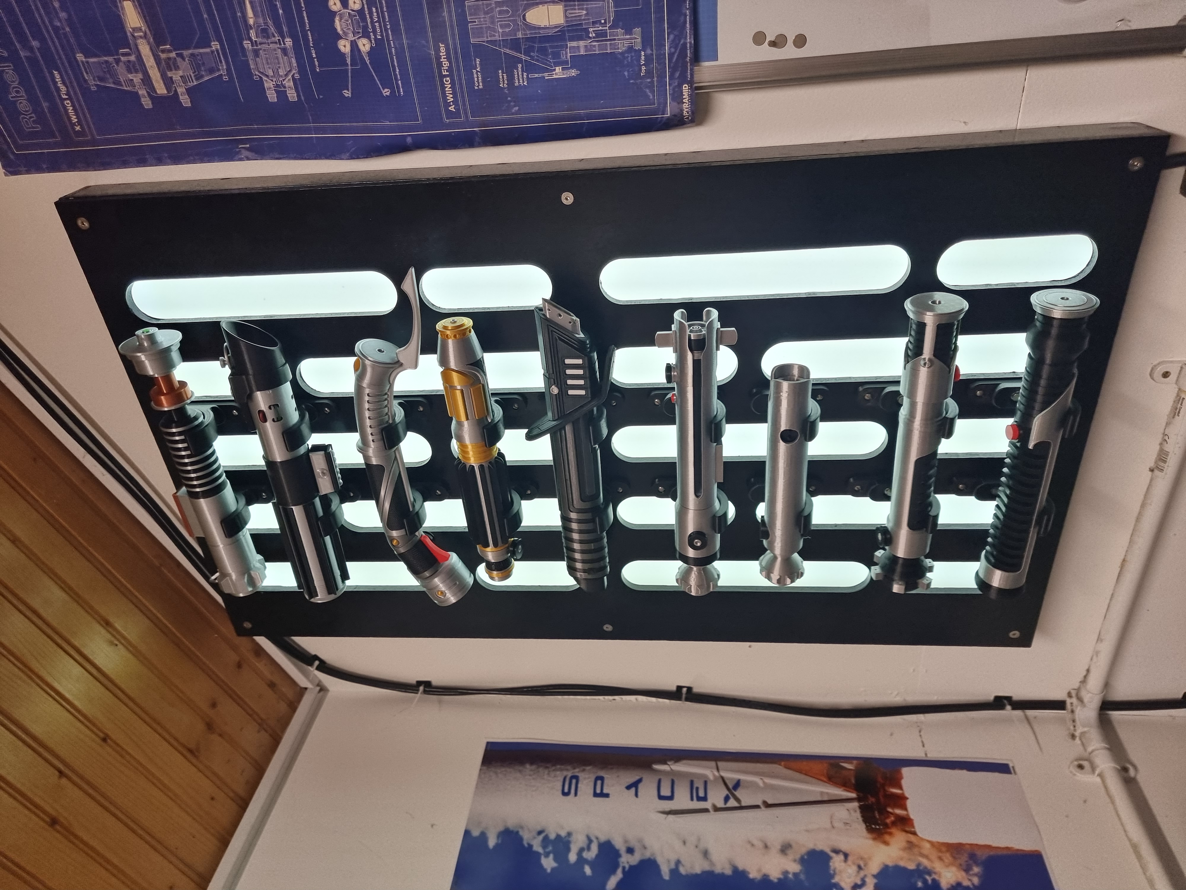 Lightsaber Wall Display