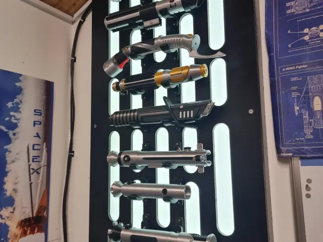 Lightsaber Wall Display