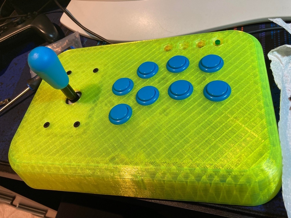 Open Source 8 Button Fight Stick for Sanwa Parts