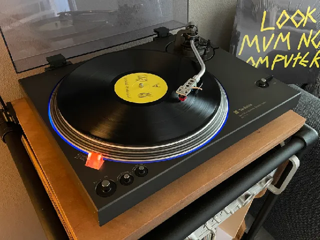 LED strip mount  for turntables platters