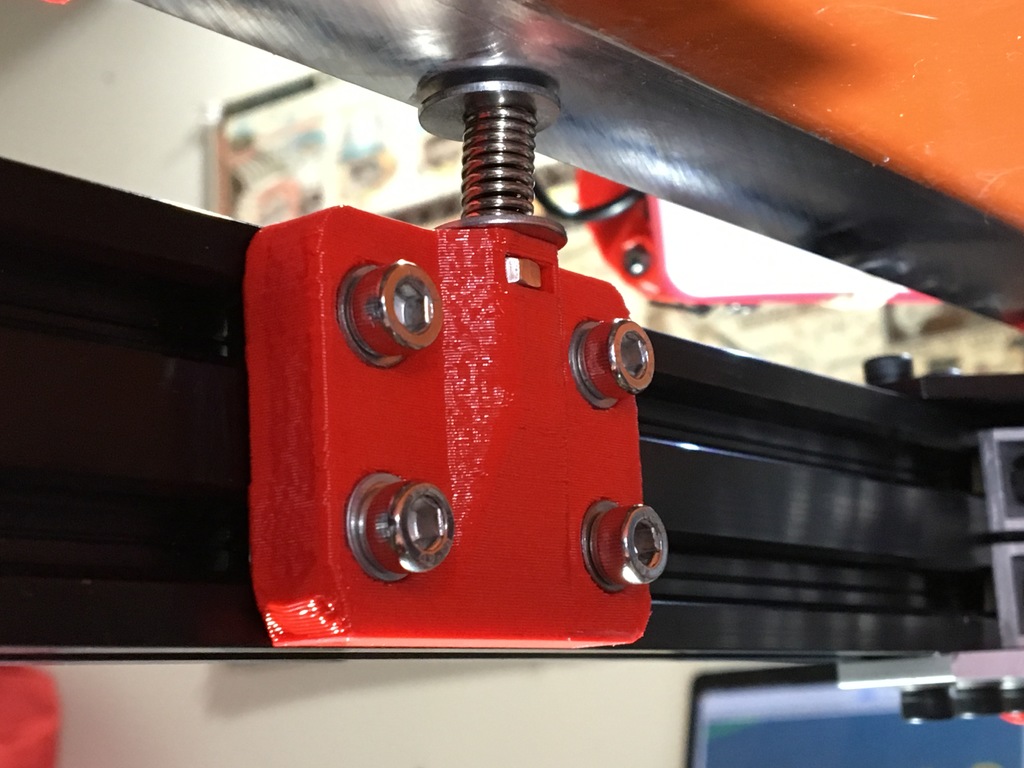 DBot 3rd Lead Screw Belt Tensioner (easier print) by Phaedrux