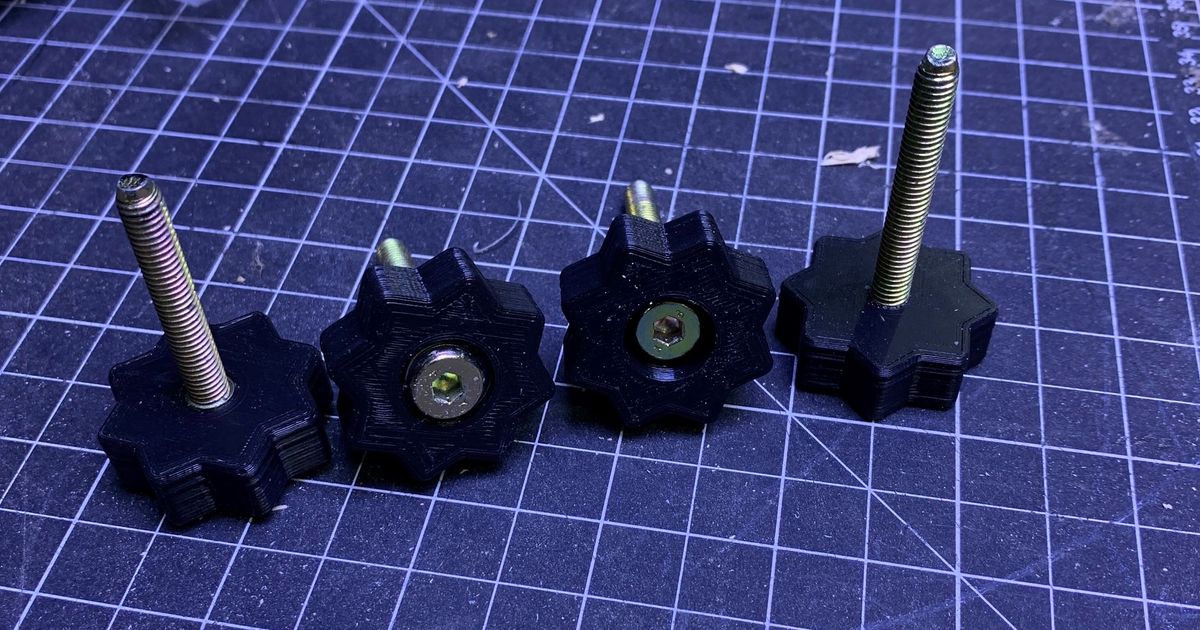 M6 Knobs by MarcusRetaken Download free STL model