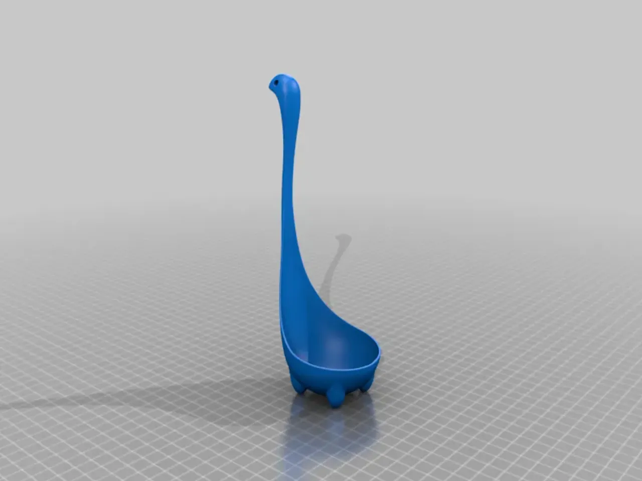 Dino Ladle by SavageRodent, Download free STL model