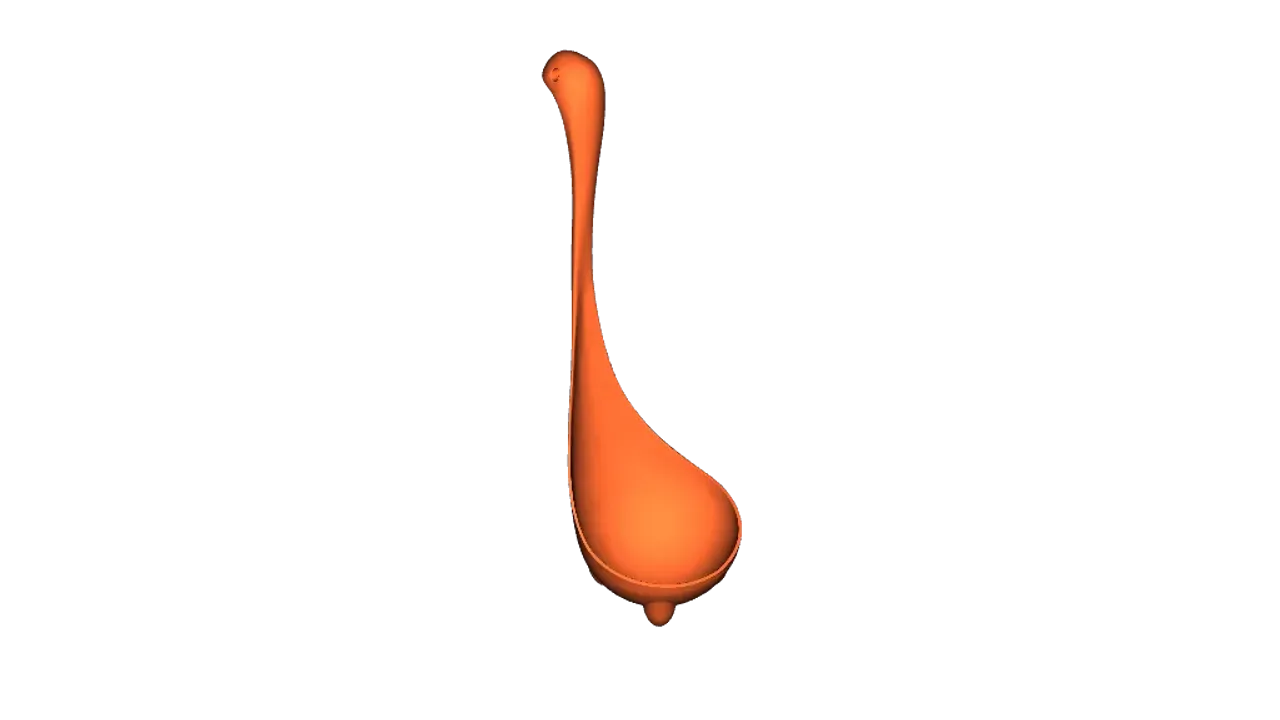 Free STL file Dinosaur Ladle 🦖・3D printer model to download・Cults