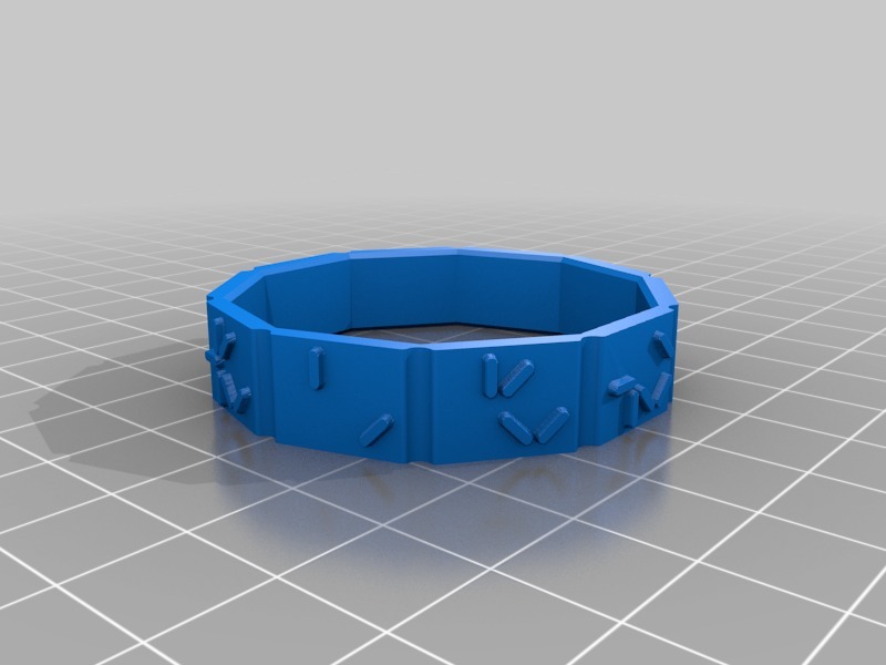 Miniatura 4 do modelo 3D Outer Ring Predator Numbers