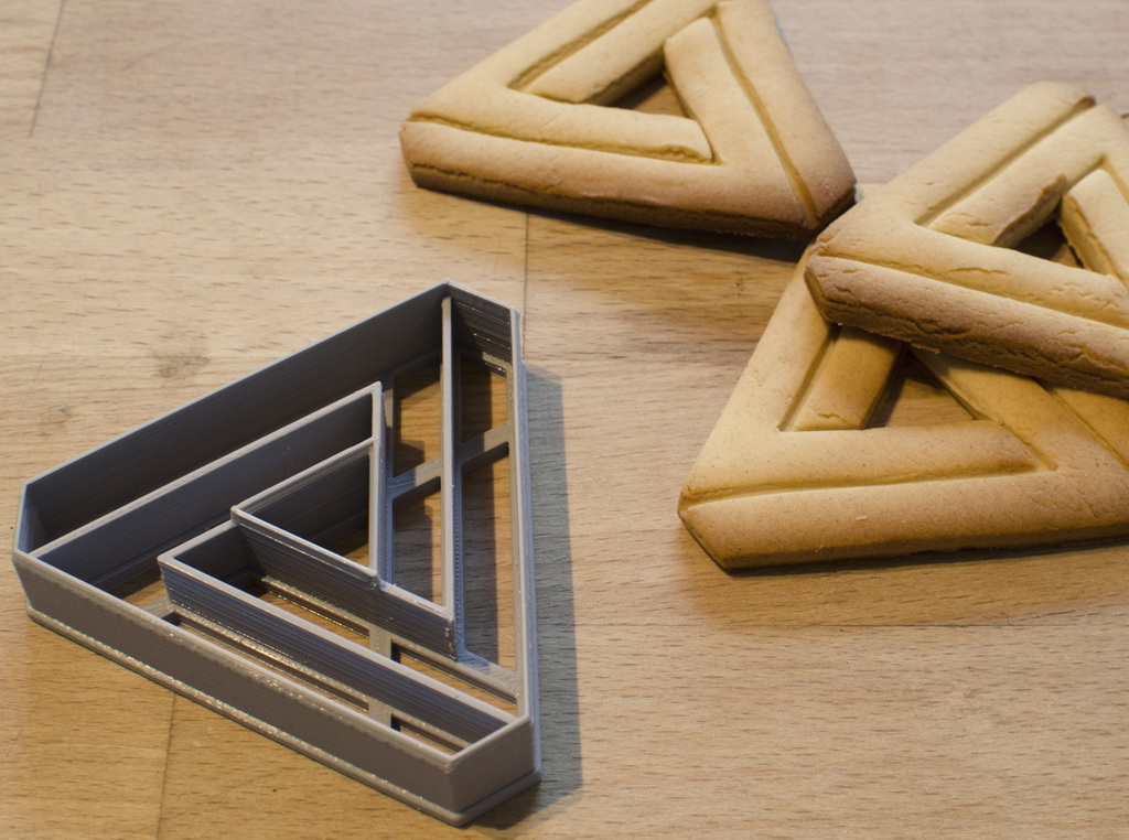 Miniatura 3 do modelo 3D Impossible Triangle - Cookie Cutter