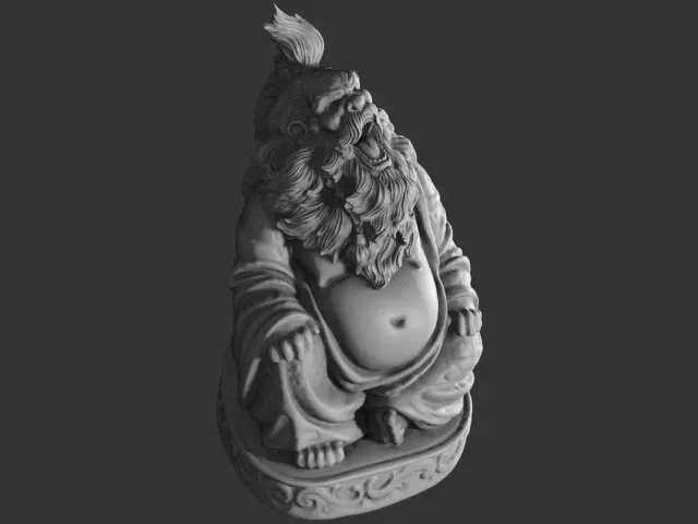 Yelling Bearded Buddha