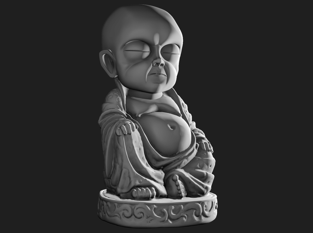 Creepy Baby Buddha