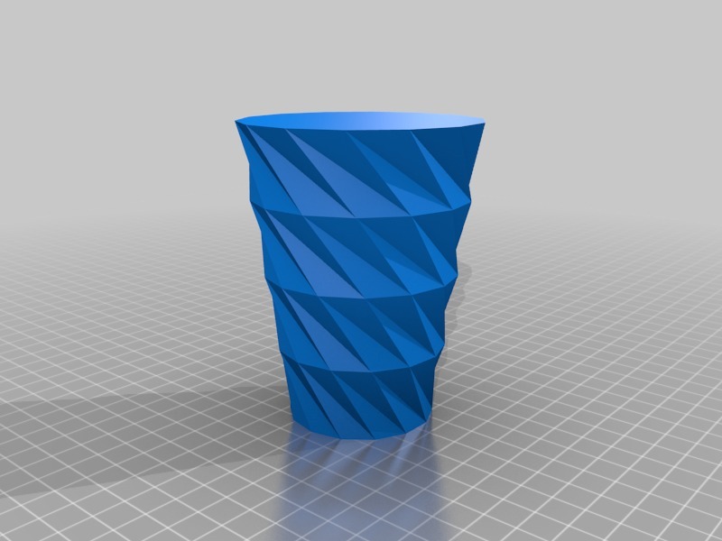My Customized Twisted Polygon Vase