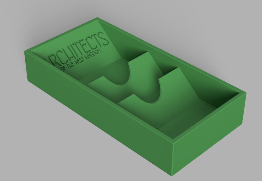Architects board game organizer