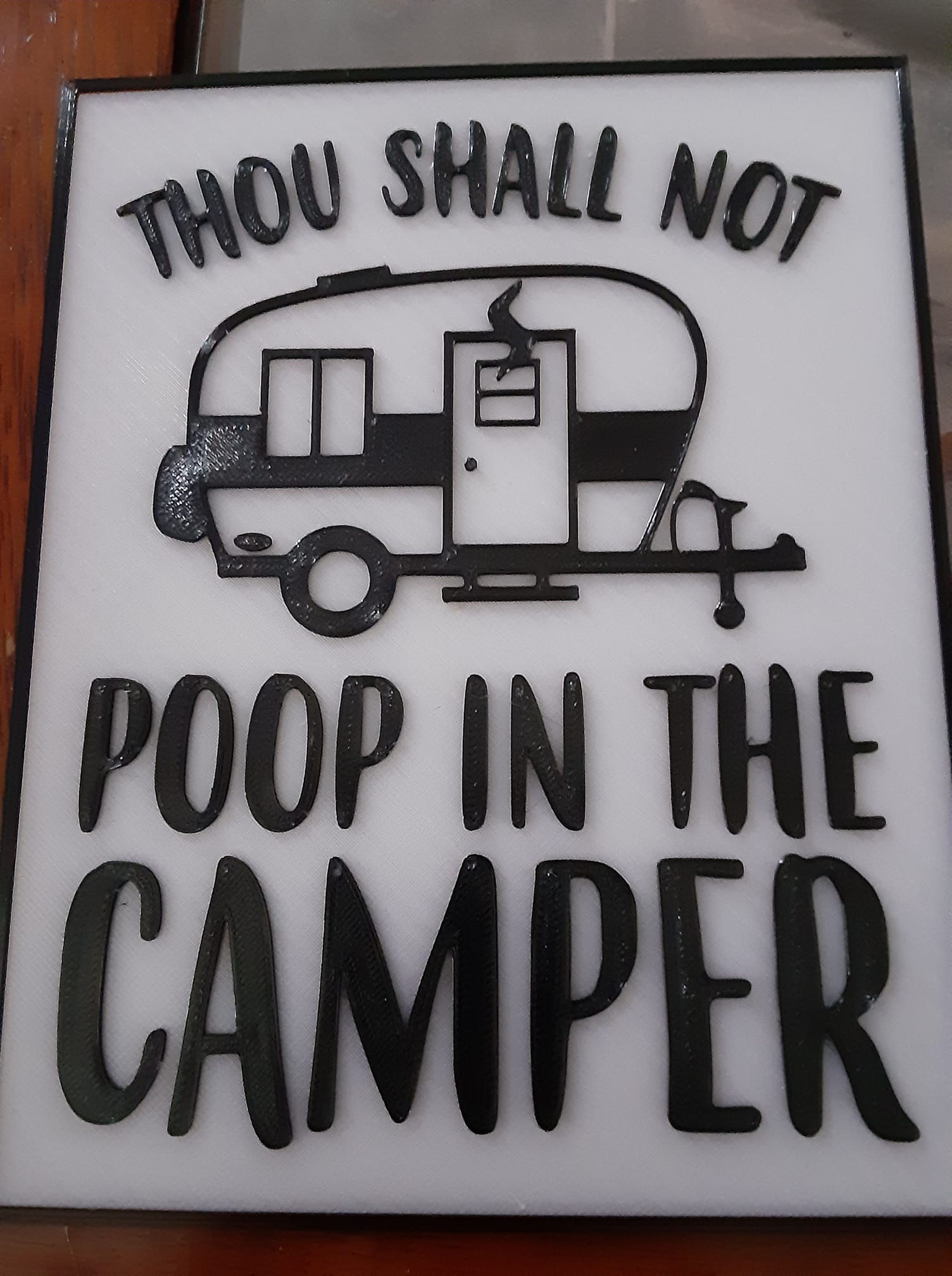 No Pooping in the camper