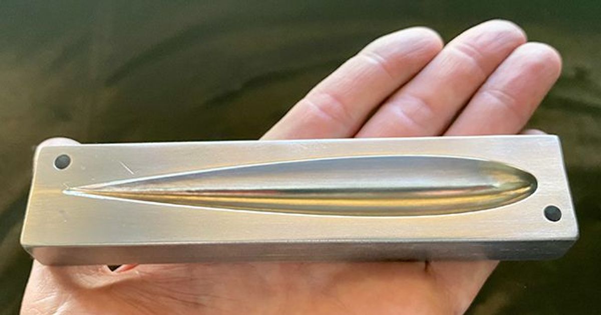 Footy RC sailboat ballast plug and mold and storage case by willnewton