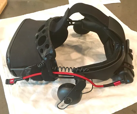 Oculus Quest to Vive DAS conversion battery mount Anker 10000 pd+