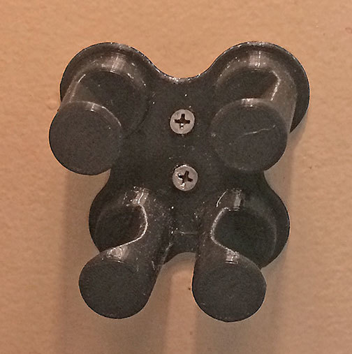Oculus Quest Rift-S controller mount with holes