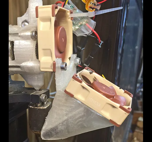 M2 dual 40mm ducted fan mount