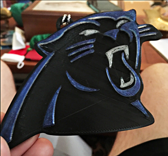 Carolina Panthers Ornament