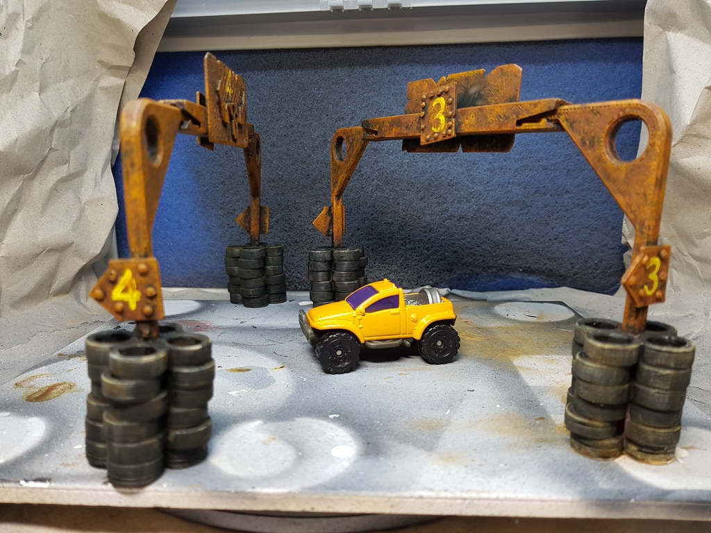 Gaslands Race Gate by SpankyTaz | Download free STL model | Printables.com