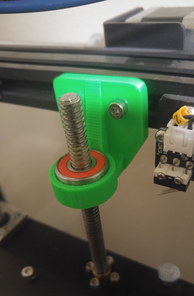 Ender 5 Upper Leadscrew Bracket for 608 (Skateboard) Bearing