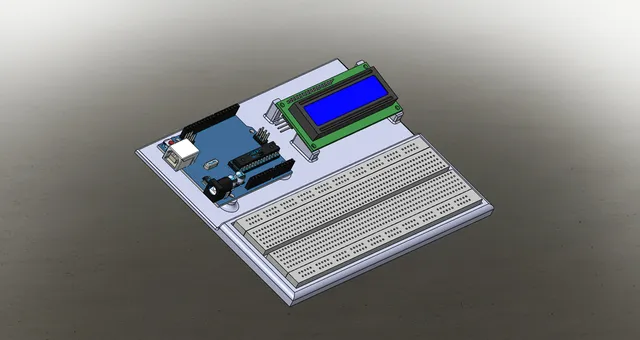 Arduino test station stand