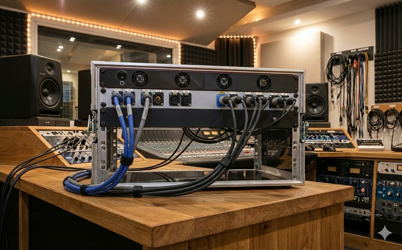 1U Flight Case Fan Rack