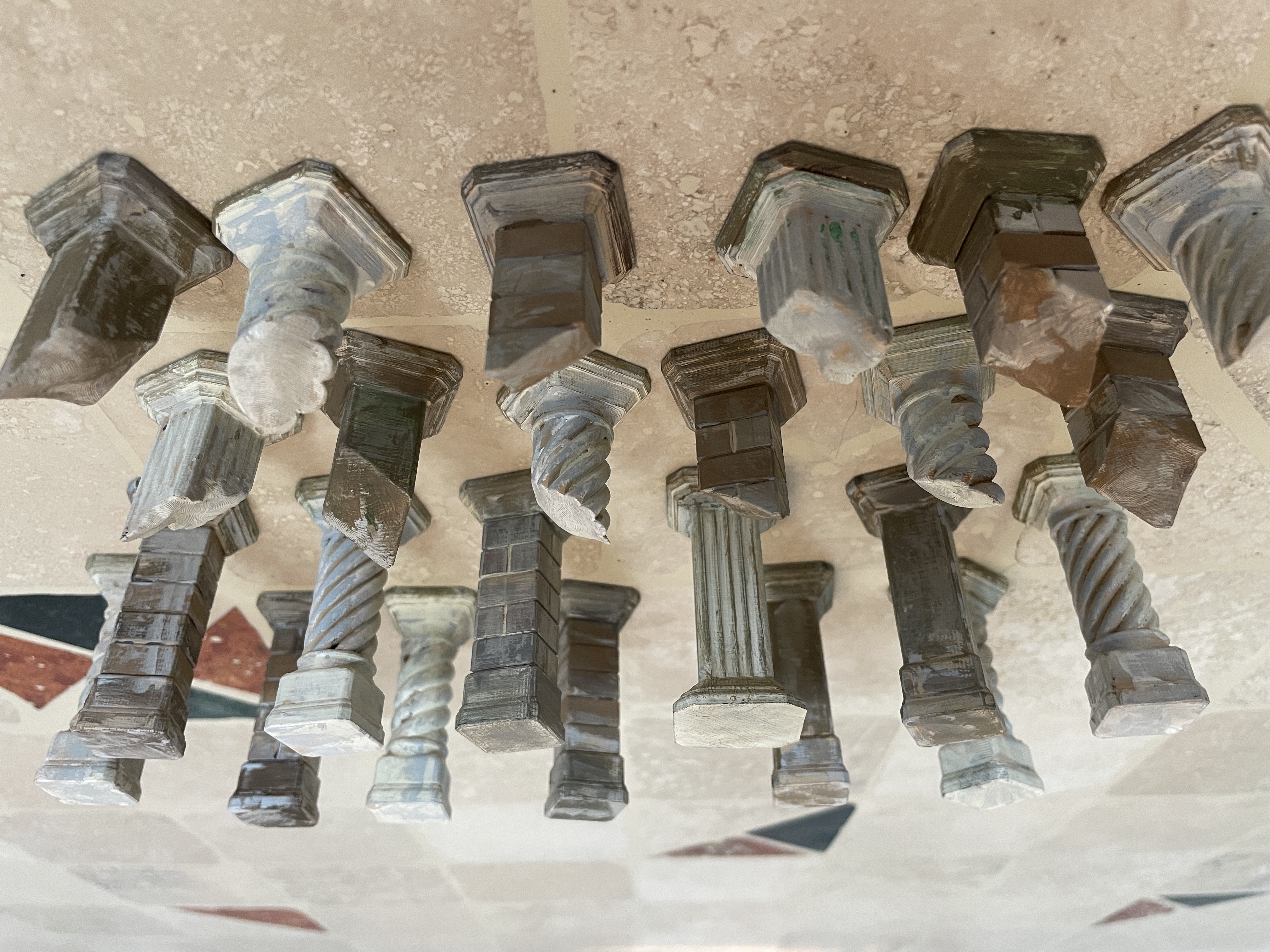 [REMIX] Stone Pillars for Gloomhaven with 6x3 magnet Holes for Maghex
