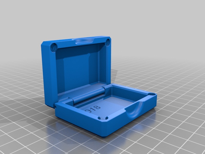 Miniatura 2 do modelo 3D Hinged Dice Boxes