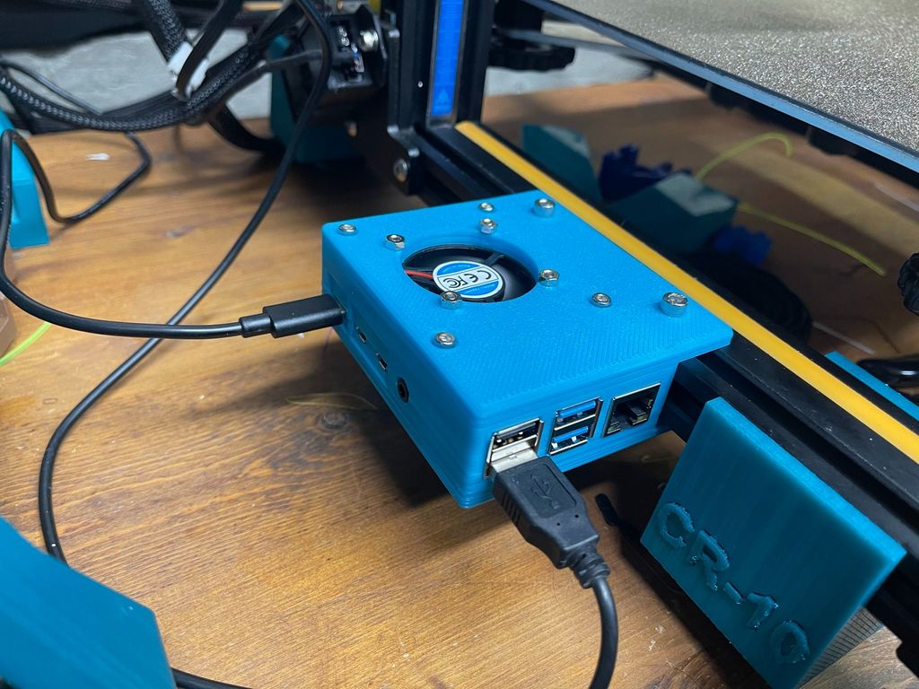 Raspberry Pi 4 Model B Case for CR-10 2020/2040 Extrusion - REMIX by ...