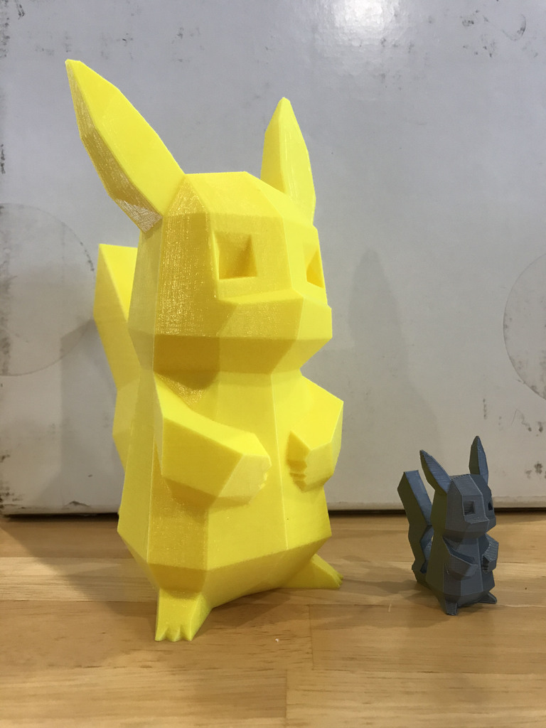 Pikachu Lowpoly Coin Bank