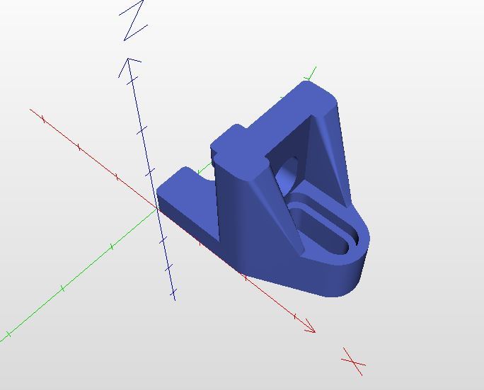 Miniatura 2 do modelo 3D Adjustable bed bracket 15 mm Hypercube evolution