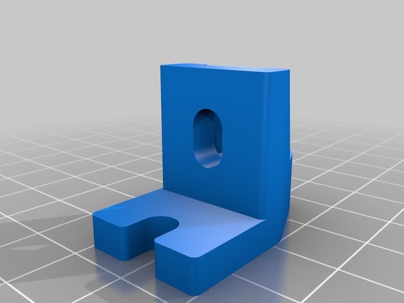Miniatura 3 do modelo 3D Adjustable bed bracket 15 mm Hypercube evolution
