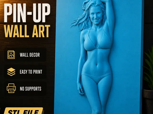 Pinup Style Bikini Wall Art