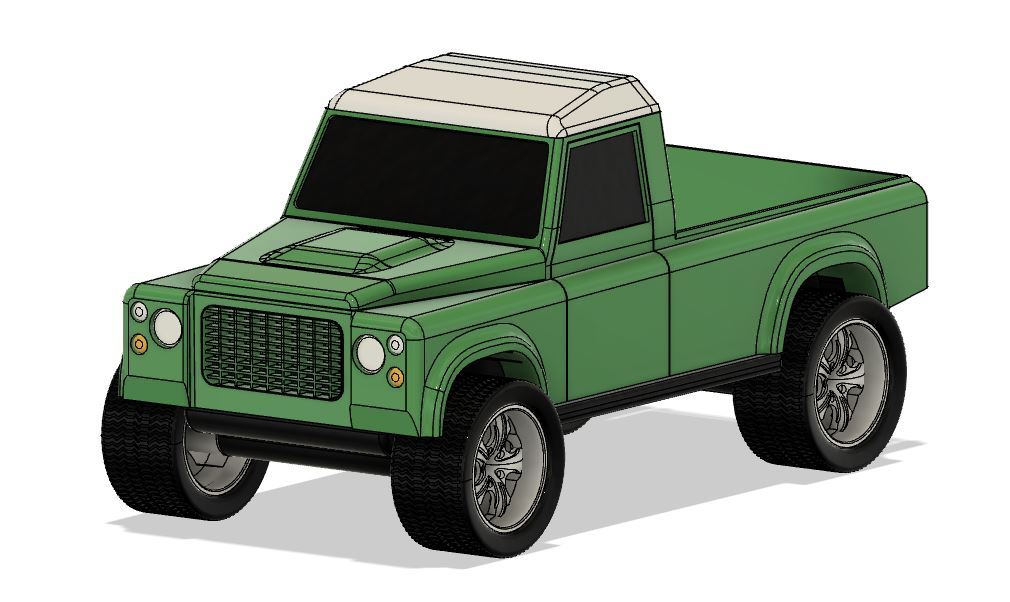 Land Rover Defender - Fully 3D Printable By Soarpix | Download Free STL ...